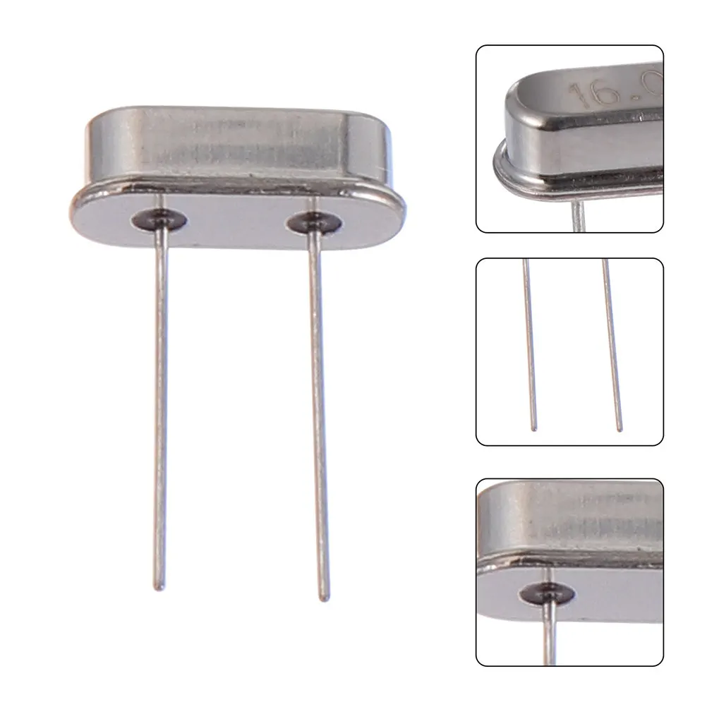 100pcs 16MHz Quartz Crystal Oscillators Resonators for High-Stability Timing Circuits