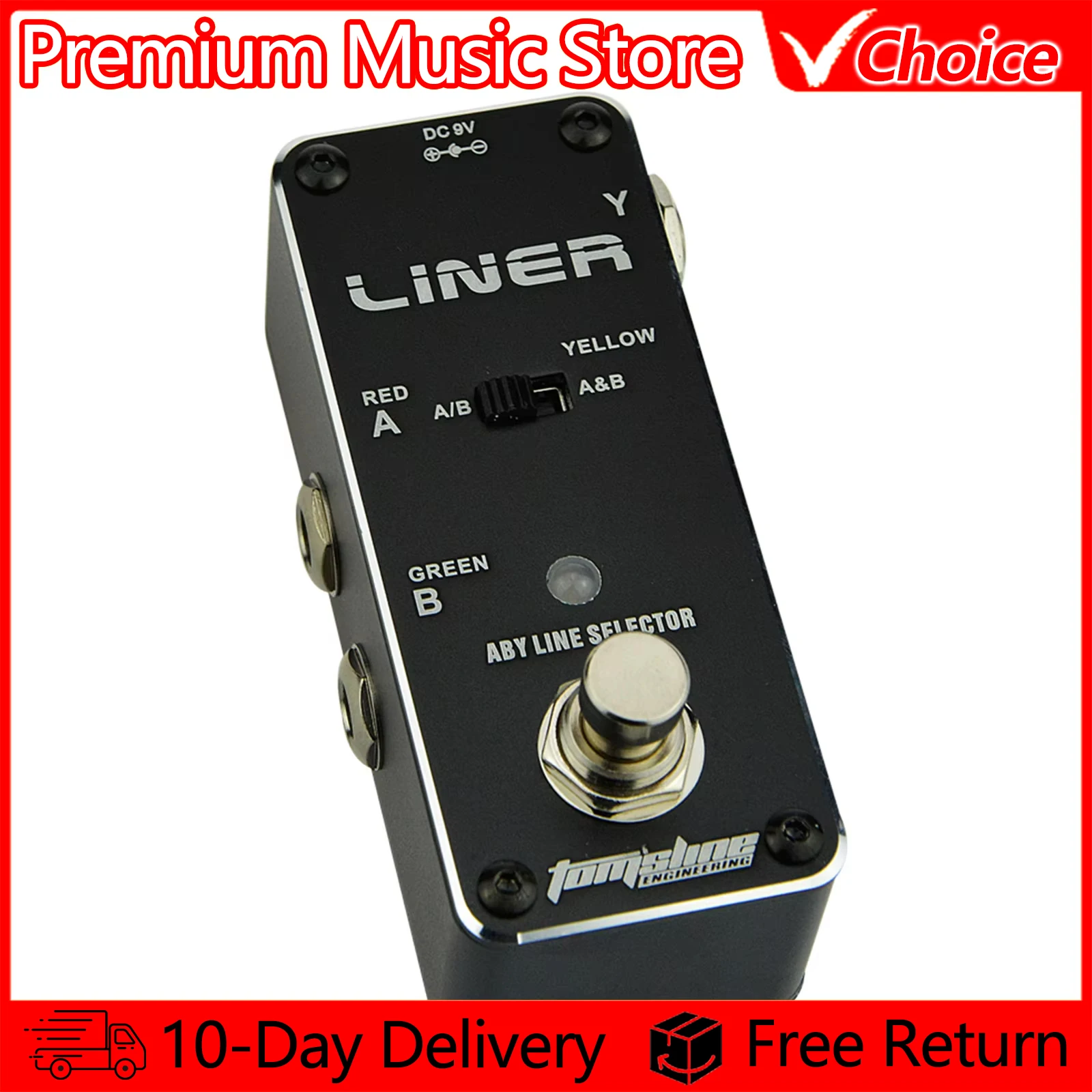 AROMA Electric Guitar Pedal ALP-3S Looper Plus Guitar Effect Pedal 60 Minutes Unlimited Overlay Recordings Buffer Bypass Effects