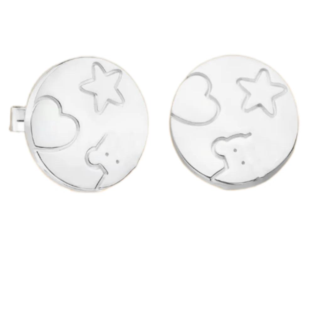 

Velvety Flamenco Earrings in S925 Silver with Spanish Bear