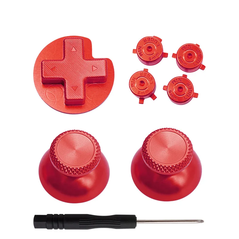 For Switch Pro Controller D Pad ABXY Aluminum Alloy Repair Buttons Replacement Buttons Easy to Install