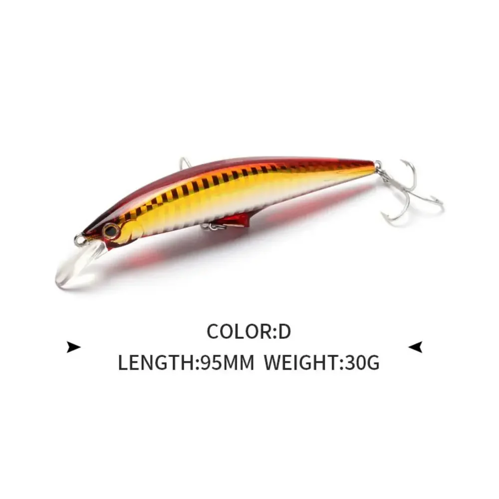 Whopper Pencil Wobbler minnow con anzuelo triple VMC 9093 – Hundimiento - imagen 3
