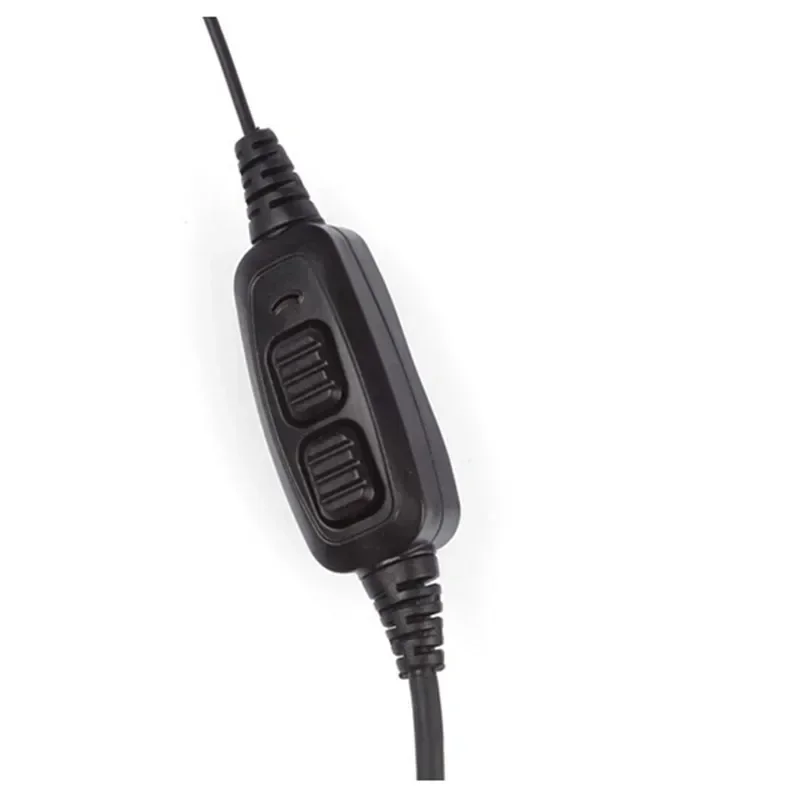 Para baofeng uv-82 acessórios duplo ptt fone de ouvido com microfone para uv 82 uv82l UV-89 rádio bidirecional