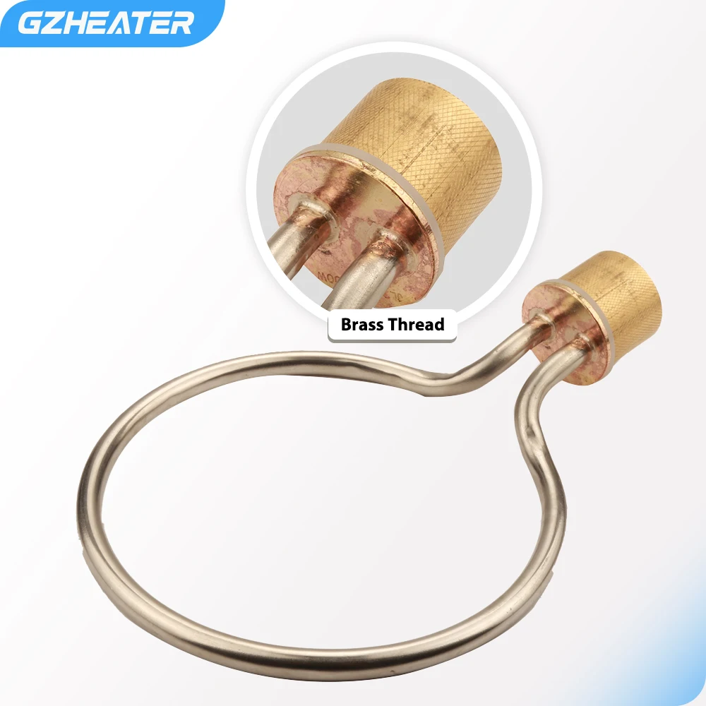 2000W 220V Flange Heater Element 42mm 1-1/4" Ring Shape Electric heating tube for High pressure disinfection pot accessories