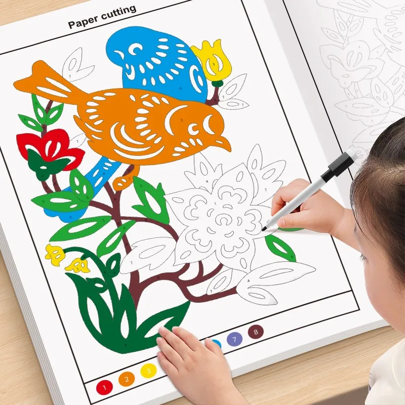 

Preschool puzzle, early education maze coloring book, puzzle, concentration training, early education enlightenment drawing book