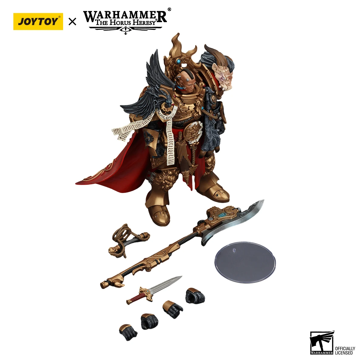 JOYTOY Warhammer Legio Custodes Constantin Valdor Action Figure Toys Valdor Model Movable Dolls Fans Collection