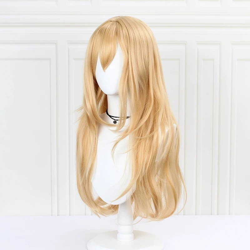 New Arrival Angels of Death Ray Rachel Gardner Cosplay Wig for Women 80cm Long Straight Anime Costume Party Wig Hair Gold