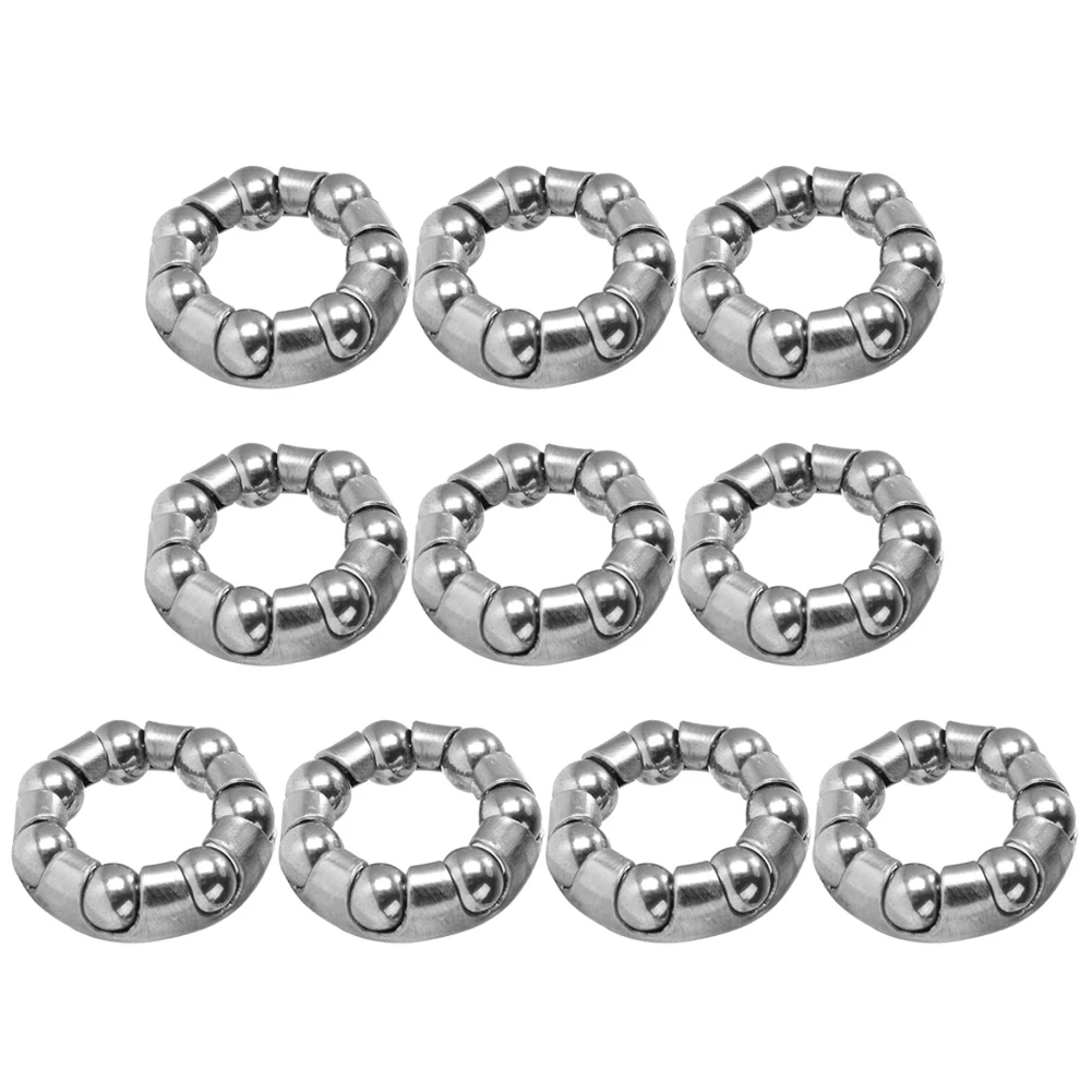

10pcs Bike Ball Bearings Steel MTB Front/Rear Wheel Axle 1/4 inch x 7 Steel Ball Bearing Cycling Parts Fittings