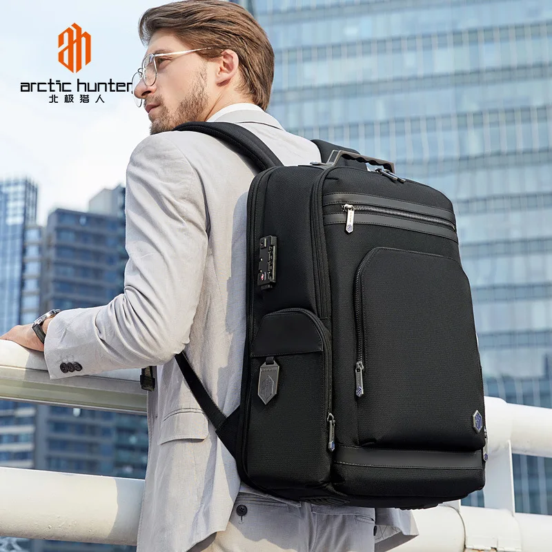 Mochila Masculina de Viagem de Negócios de Alta Qualidade, bolsa multifuncional para computador de alta capacidade