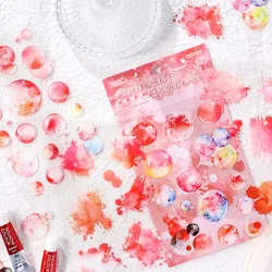 Mr. Paper, Colorful Bubble Color Block Dyeing Theme Stickers, Scrapbook Supplies, Decorative Notebook, Photo Frame, Phone Case