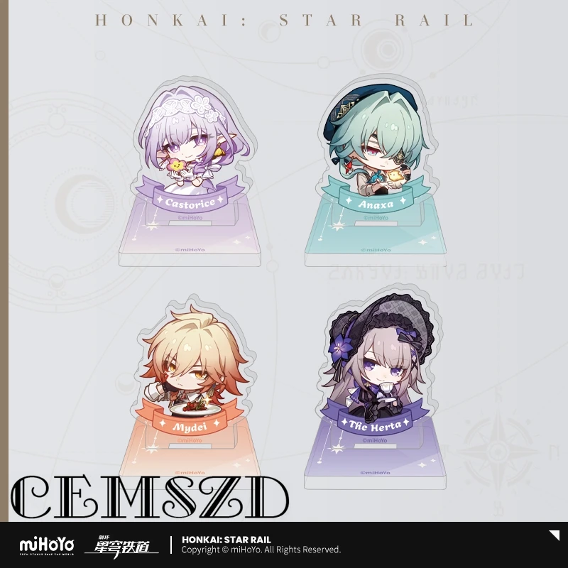 [Genuine] Game Honkai Star Rail Mydei Phainon Blade Kafka Cosplay Acrylic Stamp OrnamentsAnime and Cartoon Accessories and Props