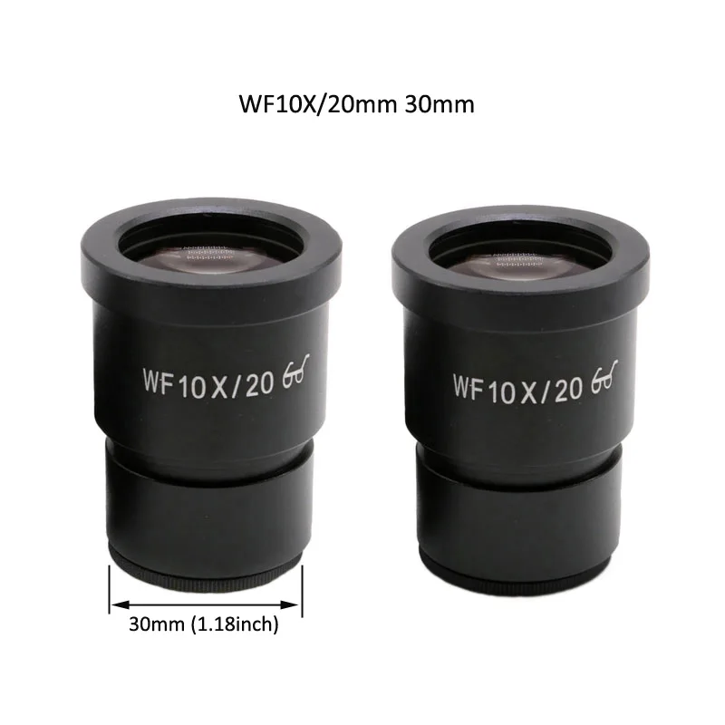 2 قطعة WF5X WF10X المجهر العدسة WF15X WF20X WF25X WF30X 23.2 مللي متر 30 مللي متر العدسات العينية لمجهر ستيريو بيولوجي