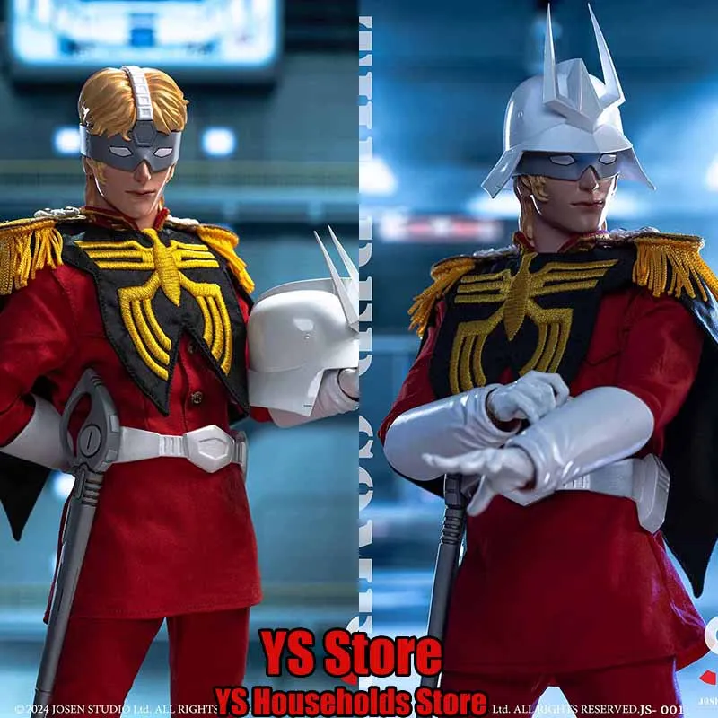 

JOSEN STUDIO JS-001 1/6 Collectible Char Aznable Action Figrue Anime Red Comet The Original Delicate 12" Full Set Figurine Gift