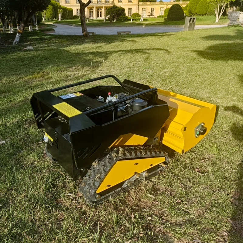 For~Remote Control 800mm 1000mm Robot Grass Cutter Flail Mower Crawler Mowers Diesel Lawn Mower