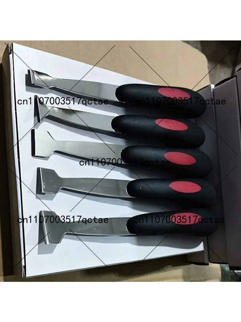 

Windshield Urethane Scraper Tool Kit Glass Repair Knife Set with 3 Soft Rubber Blades