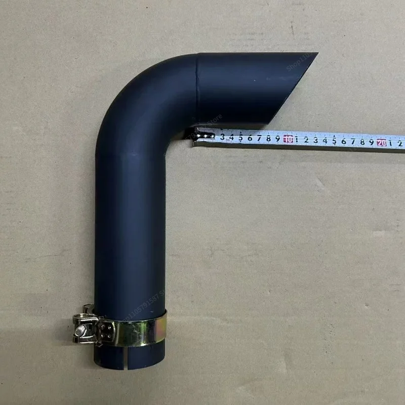 For Rainproof Extended Exhaust Pipe Elbow Excavator Accessories, New Inner Diameter 50-115