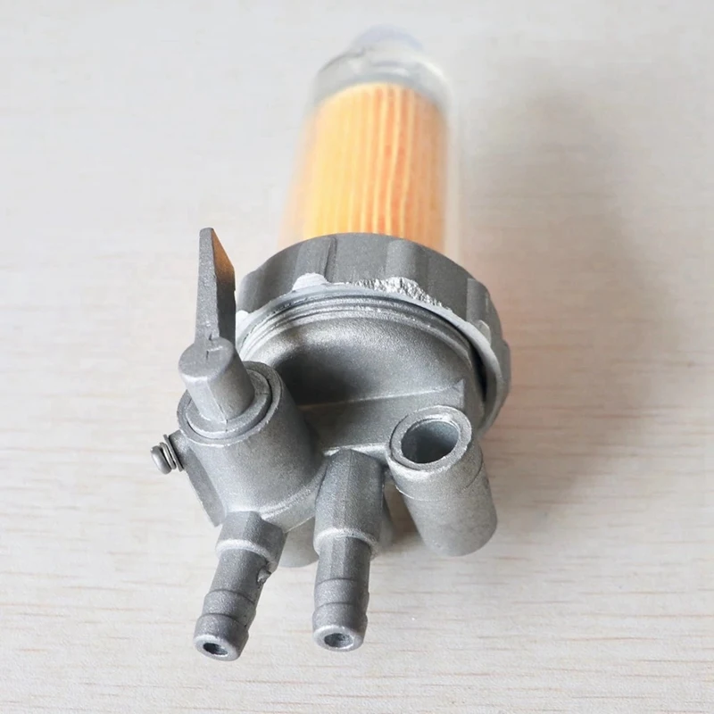 2X Car Oil Fuel Filter Shut Off Valve Generator Automobile Filter Parts Accessories For 5KW 6KW 7KW 178F 186F 188F