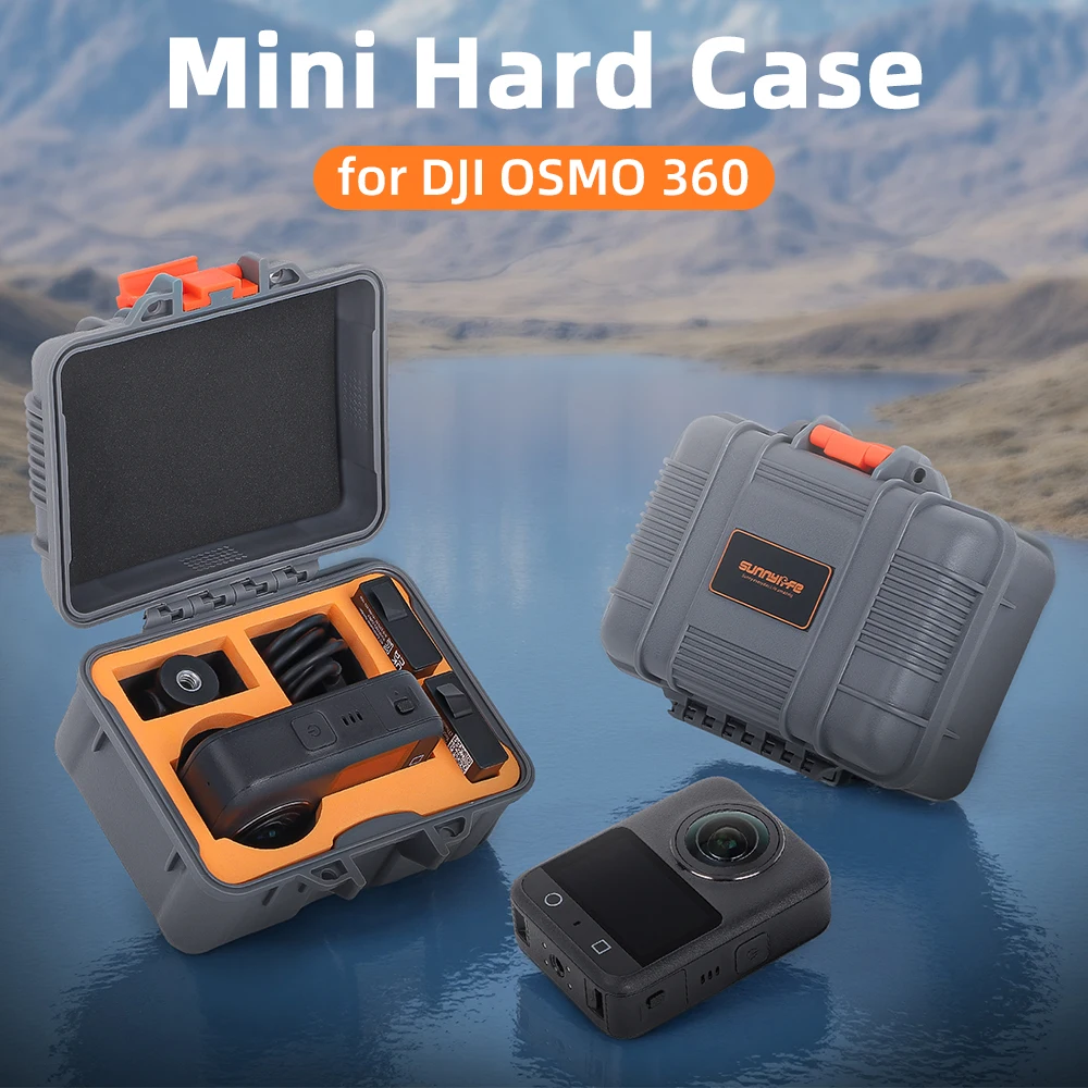 

Mini Carrying Case for DJI Osmo 360, Hard Travel Storage Bag Shockproof Case Waterproof & Anti-scratch Protector Accessories