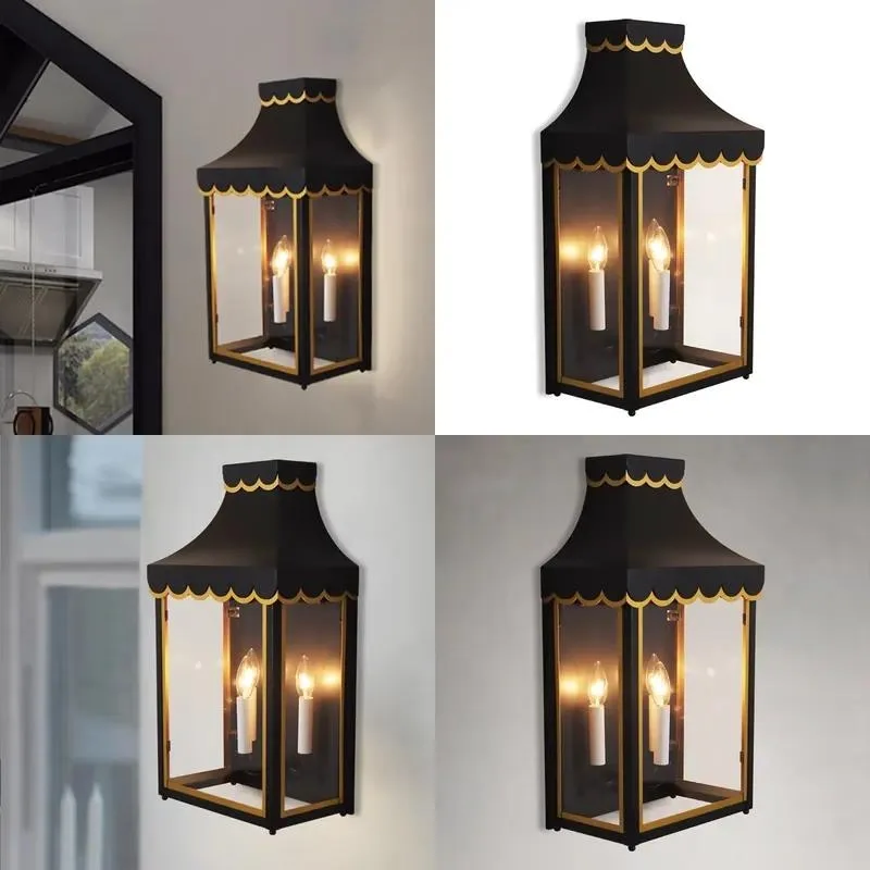 Industrial Retro Iron Wall Lamp Brass Interior Decoration for Dining Room Aisle Living Room Bedroom