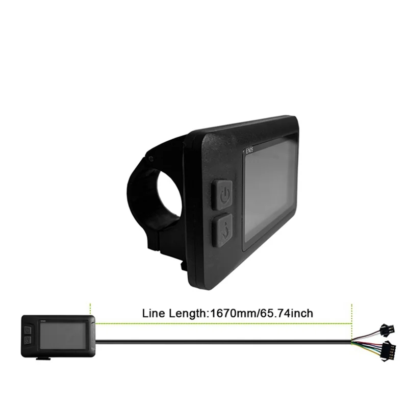 

ABUE-Ebike LCD-EN05 Дисплей Управление 24/36/48 В Спидометр Проводной разъем SM Аксессуары для велосипеда