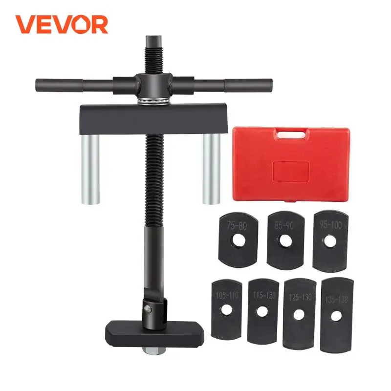 VEVOR Manual Hydraulic Cylinder Liner Puller Kit 45 Steel 7 Pull Plates 2 Branch Pipes Apply for Single Cylinder Diesel Engine