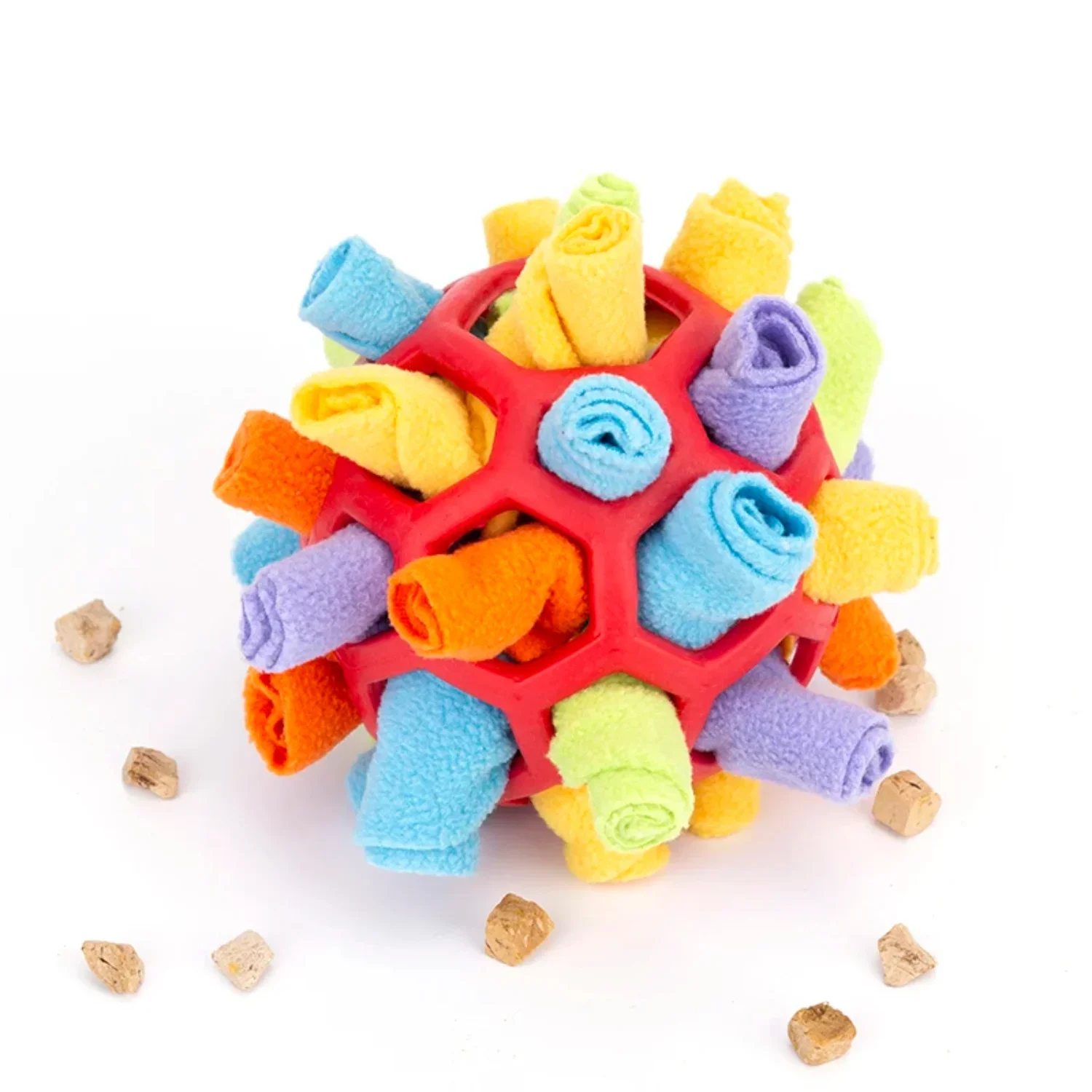 Pet Multifunctional Sniffing Puzzle Fried Ball Hidden Food Leakage Dog Toys Relieve Boredom Consume Energy Training Toys