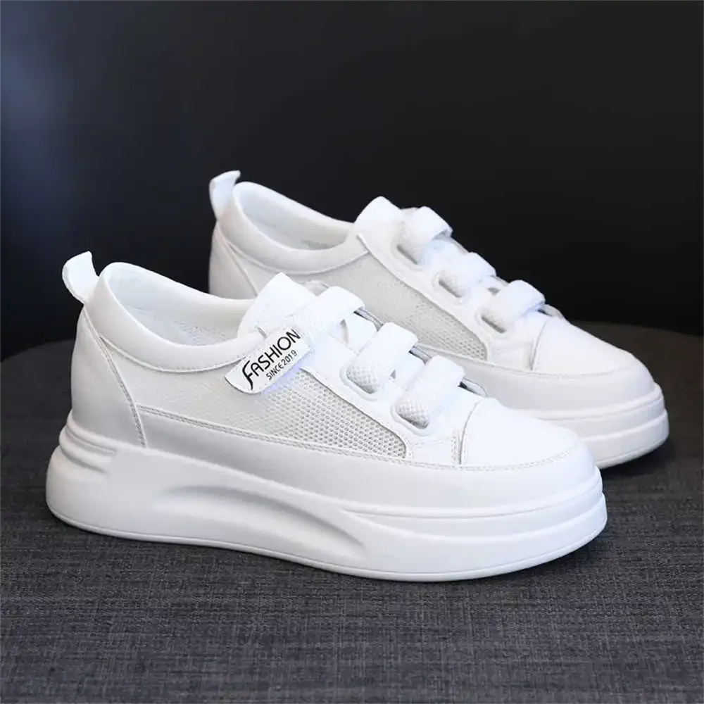 Platform With Ties Women's Sneakers 42 Size Flats Trainer Boots Black Shoes For Women Sneakers Sport Releases China 2024