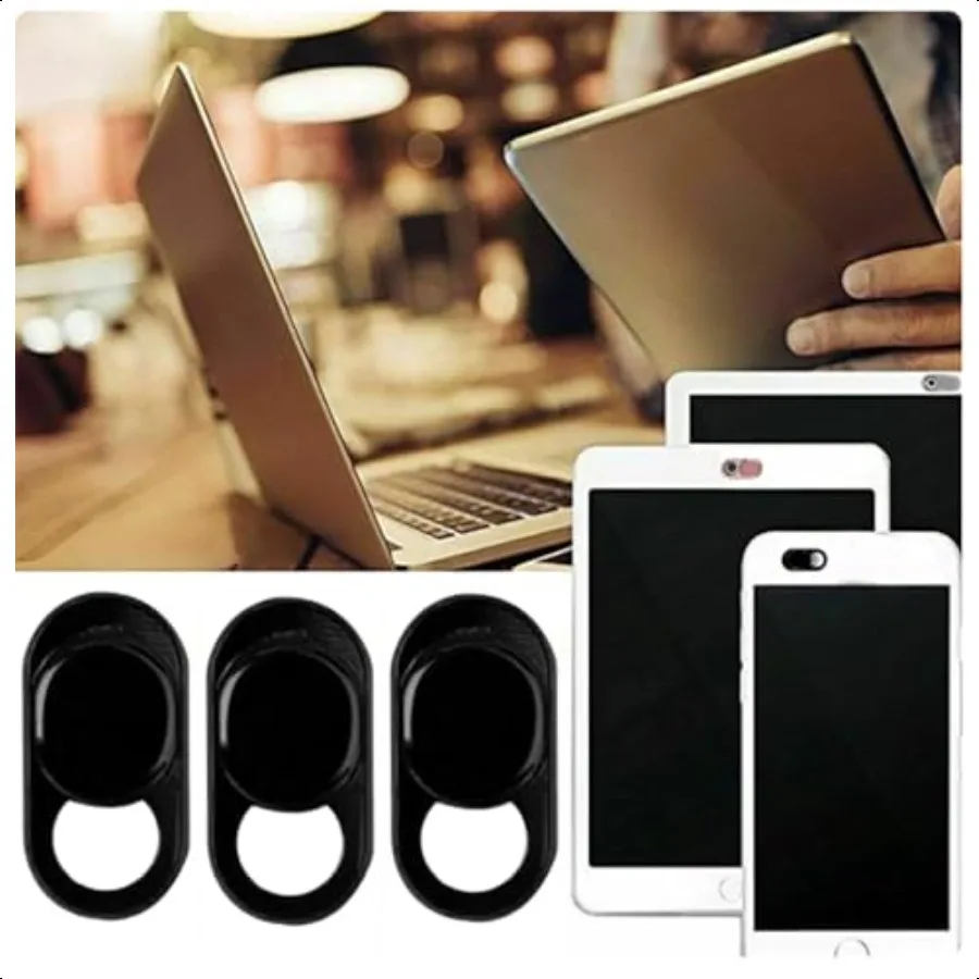 3 шт., металлическая крышка объектива камеры, ультратонкая крышка для конфиденциальности камеры, блендер для веб-камеры, слайдер для смартфона, планшета, настольного ноутбука