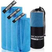 Quick-Drying Bath Towel 40x80/80x160CM Blue Grey Green Orange Strong Absorbent Microfiber Bathroom Washcloth Towels
