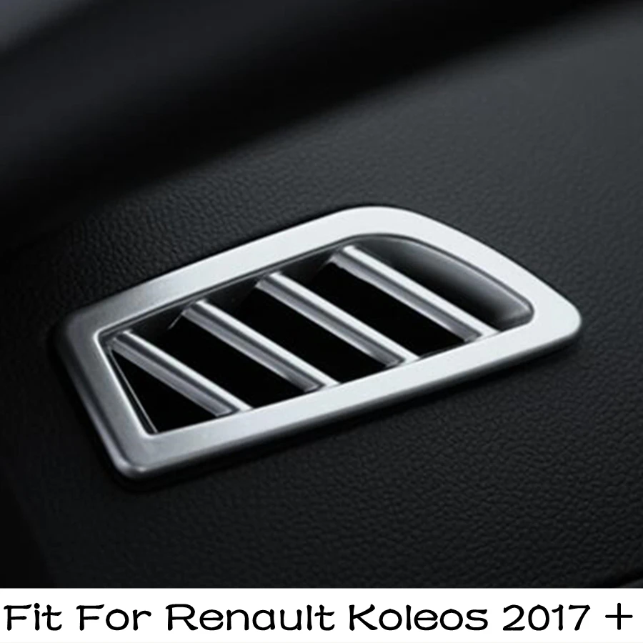 

Dashboard Air AC Conditioning Outlet Vents Frame Decoration Cover Trim For Renault Koleos 2017 - 2022 Matte Accessories Interior