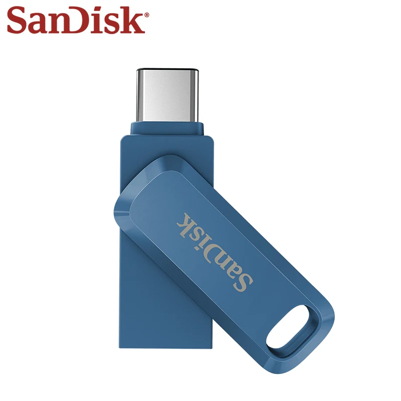 Original SanDisk DC3 OTG USB 3.1 Type C Flash Drive 64GB 128GB 256GB 512G Ultra Dual Drive Go Memory Stick Pendrive for Phone PC