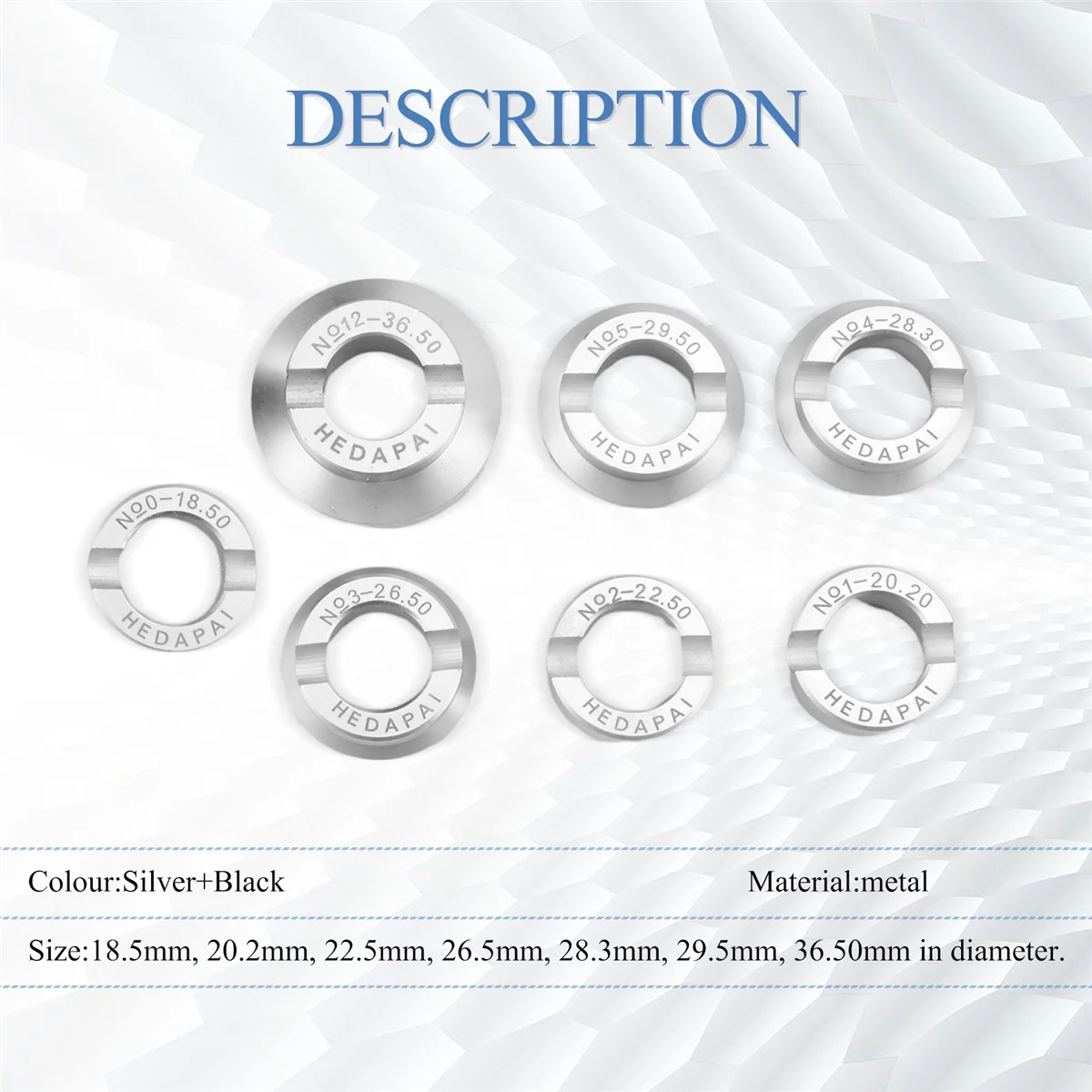 Better Quality Key Closing Waterproof Tool Watch Back Case Opener 7 Size Types Professional Watch Repair Tools Set for Rolex Tud