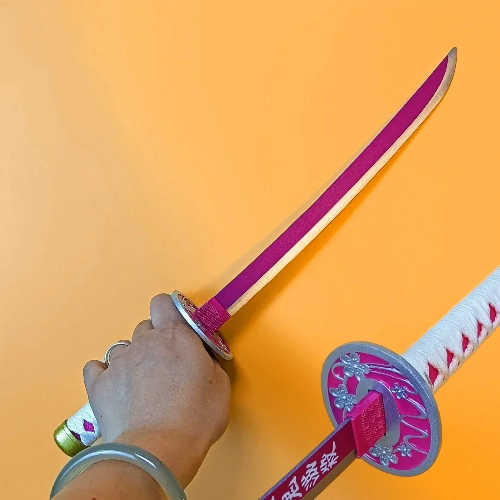 16인치 42cm 카타나 진짜 일본 카타나 사무라이 플라스틱 칼 닌자 검 애니메이션 코스프레 소품 닌자 칼 날카롭지 않은 장난감 선물