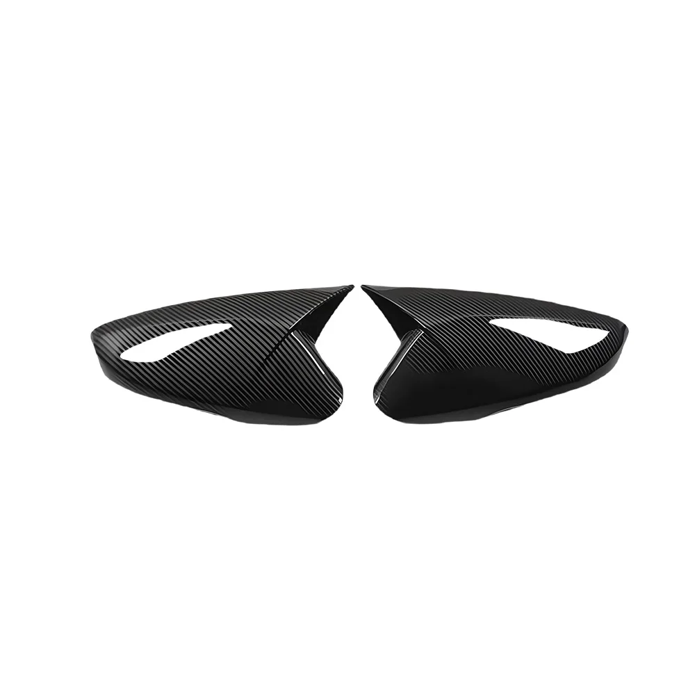 For Hyundai Elantra Verna 2012 2013 2014 2015 2016 Black Carbon Fiber Chrome Door Mirror Cover Trim Car Accessories Decoration