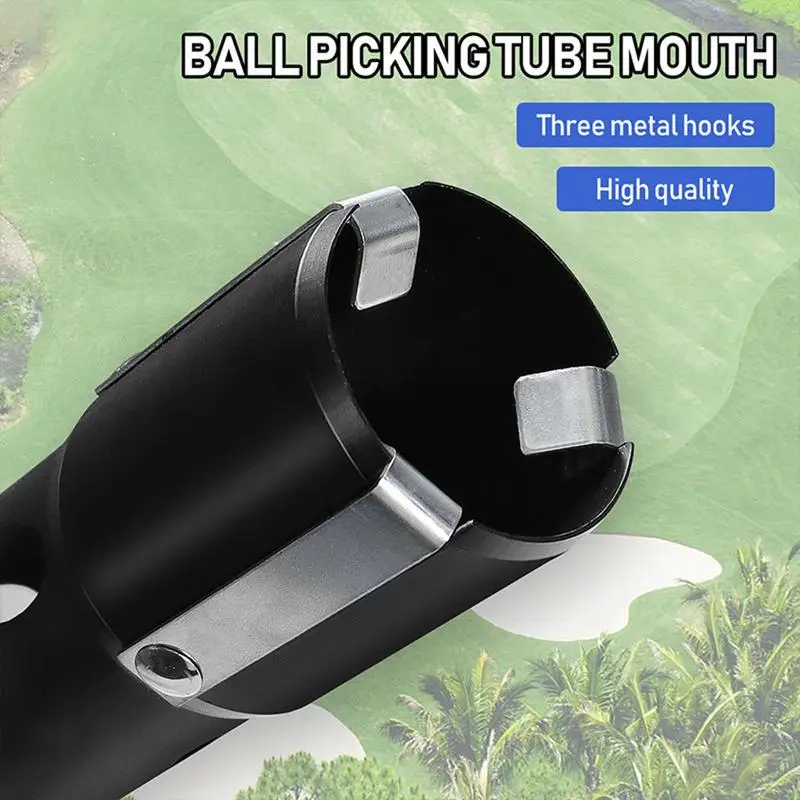 33.8inch Golf Ball Picker Upper Retriever Aluminum Golf Ball Shagger Tube Golf Balls Collecting Pick Up Tool Can Hold 21 Balls