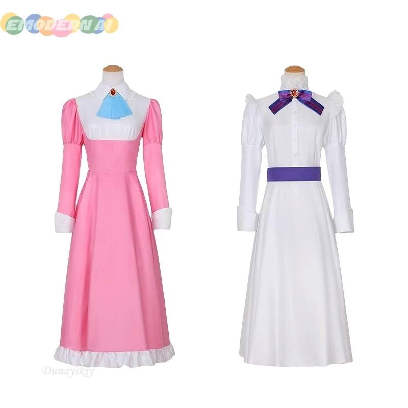 Anime Cirurgião Cosplay Traje para Mulheres, Uniforme Projeto Elise, Vestido Vermelho e Branco, Conjunto de Roupas Halloween