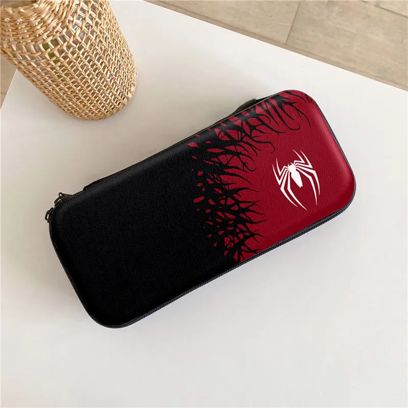 Travel Carrying Storage Bag For Nintendo Switch Oled Console Spider Themed Pouch Protective Case NS JoyCon Box Cover Accessories