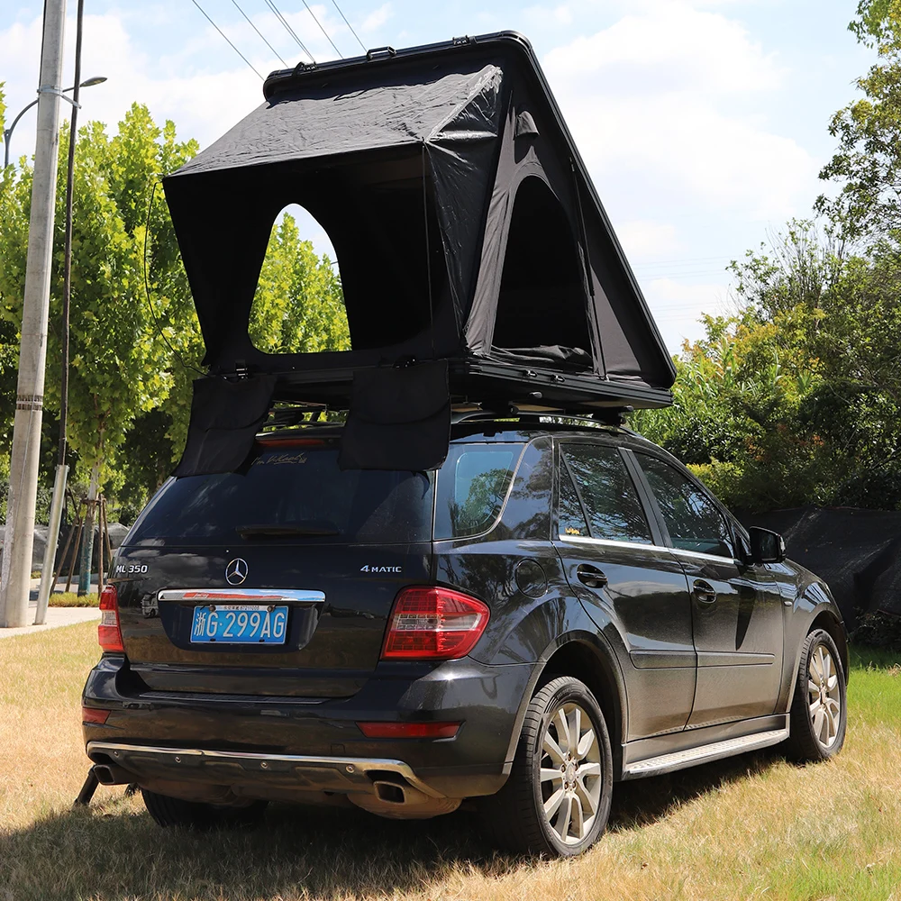 

Tom AutoHOT Selling Outdoor Hiking Roof Top Car Tent Customized Aluminum Hard Shell Rooftop Tent
