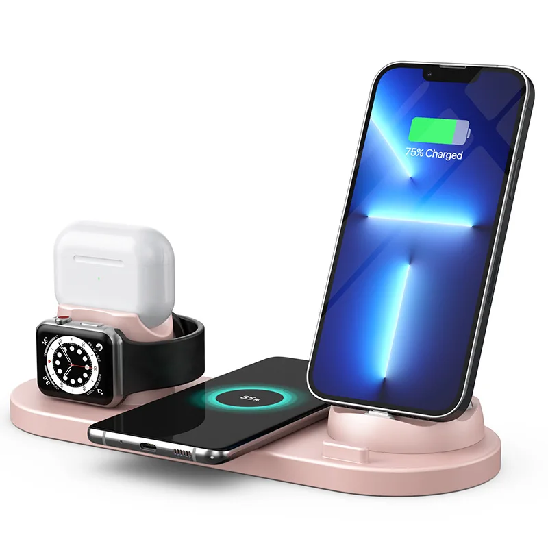 

Inductive Charger Ultra High Speed Qi2 Wireless Charger Fast Charging Dock Station Portable Chargers Charging Station 5 in 1