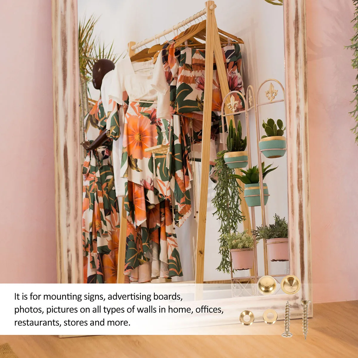 16 قطعة مرآة نحاسية سميكة مسمار أثاث متين برغي مسمار واضح موضوع مطابقة قبعات للأثاث الزجاجي لوح خشبي