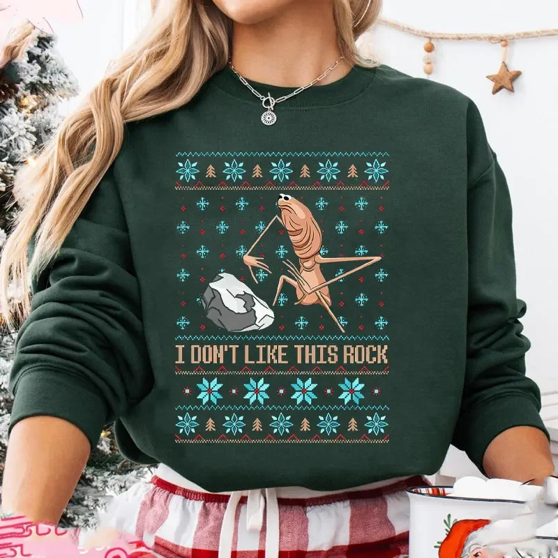 Nuevo en sudaderas con capucha y sudaderas Marcus The Worm, regalo navideño, suéter navideño feo, ropa de invierno, sudaderas con capucha para mujer 2025