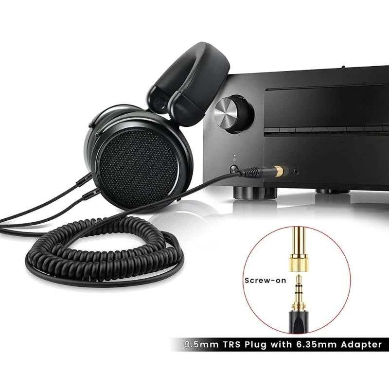 

Прочный подпружиненный шнур для наушников DENON AH-D7100 7200 D600 D9200 5200 Превосходное качество звука и удобное ношение