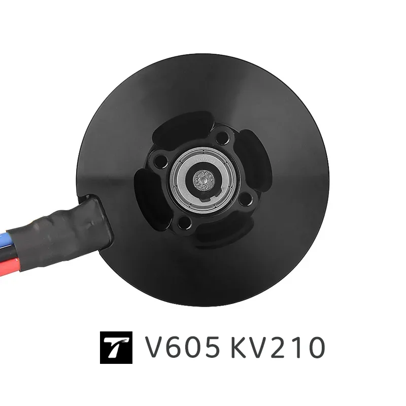 

V605 T-MOTOR KV210 Vertical/fixed wing UAV motor Maximum power 3200W/lasting 180s Maximum current 70A/lasting 180s