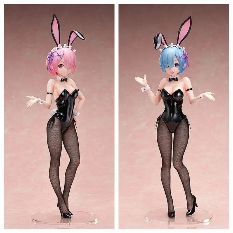 

Freeing Original:Re:Zero RAM REM Bunny Girl 44cm PVC Action Figure Anime Figure Model Toys Figure Collection Doll Gift