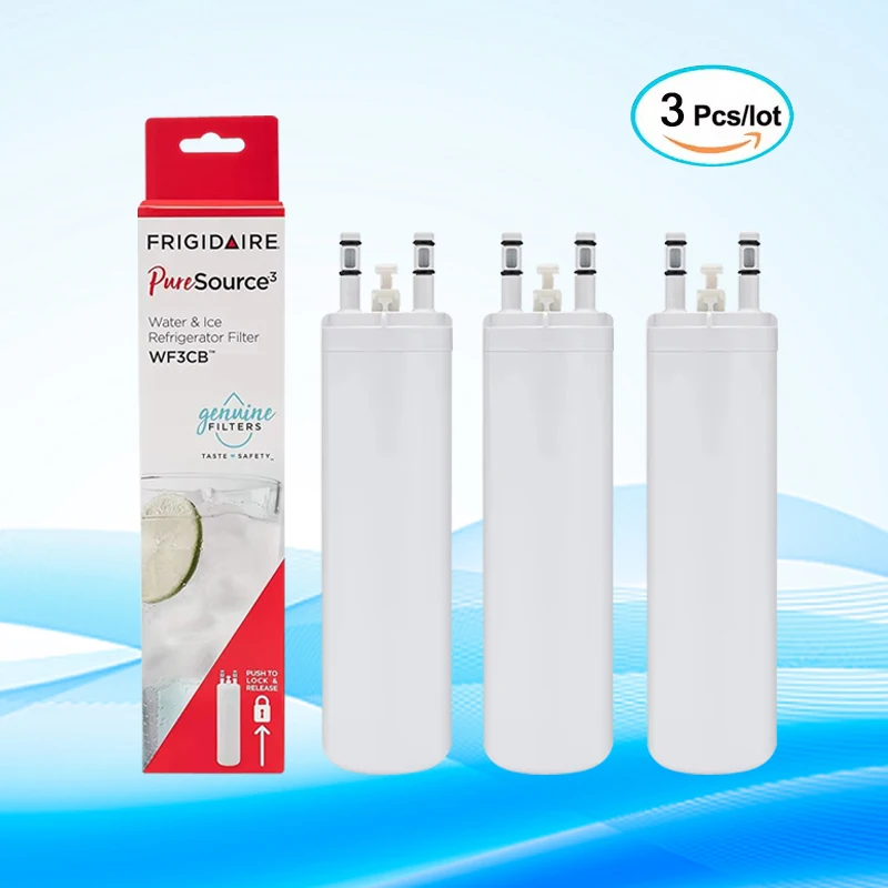 Replacment for Frigidaire WF3CB, Pure Source 3, WF425, 706465, 242069601, 242086201, 242017800, Height 9 inches, 3PCS