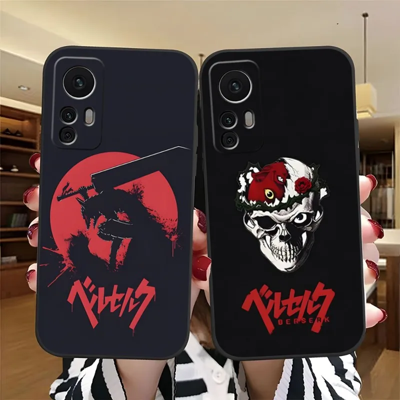 Anime Berserk Guts Phone Case For Redmi 8 9 9A 7A 10 8A 10A Note 11 10S 7 11S Plus POCO X3 Pro NFC Design Back Cover