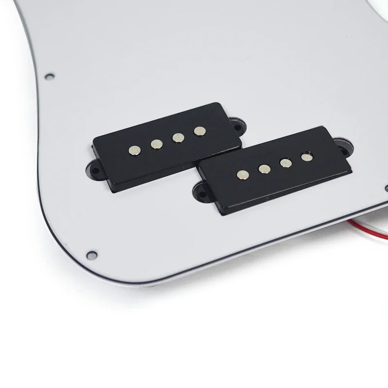 PB P Bass Prewired Loaded Pickguard Scratch Plate with Pickup for 4 String P Bass Multi Colour