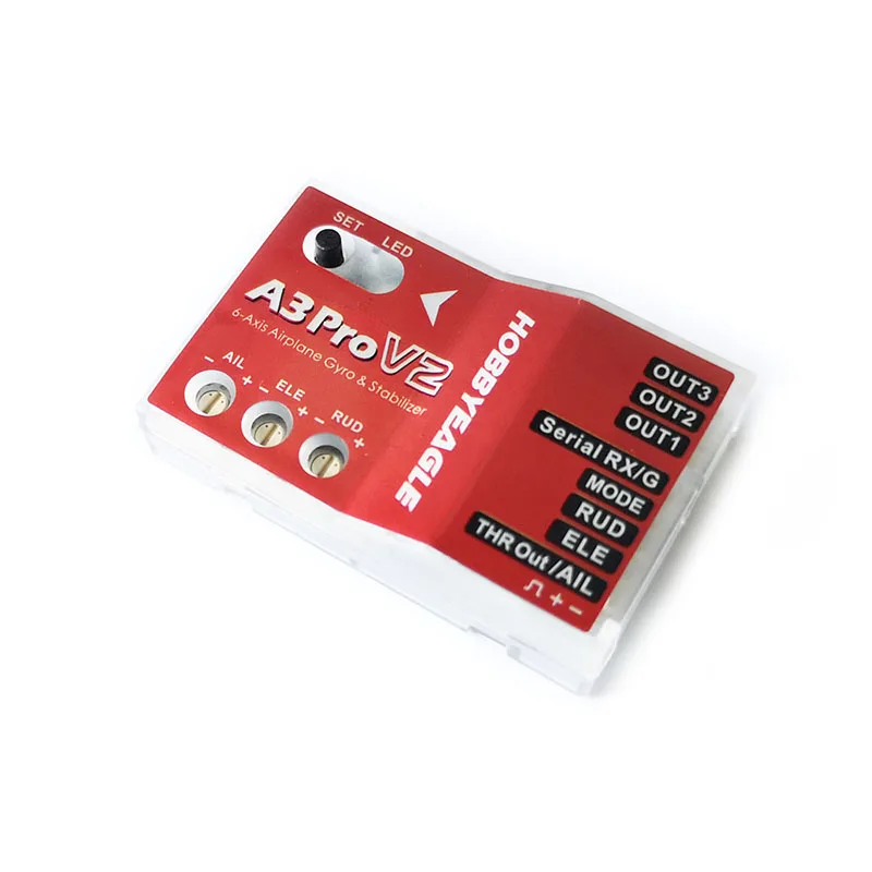 HobbyEagle A3 Pro V2 Flight Controller High-Precision 6-Axis Gyroscope & Stabilizer 32-bit Processor Dedicated For RC Fixed Wing