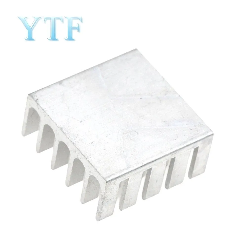 5PCS Heatsink Radiator Cooler Radiator 22x22x10MM High Quality Silver Slot Heat Sink 