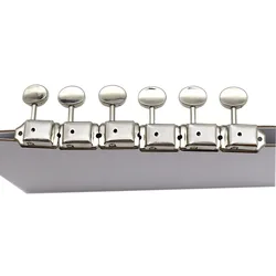 6Pcs Right handed Split Shaft Vintage Guitar Tuning Pegs Guitar Tuners Machine Heads for ST TL electric Guitar Nickel