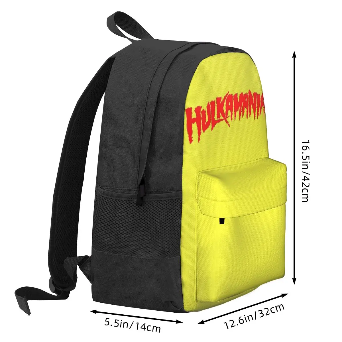 Hulk Hogan Hulkamania Ransel Anak Laki-laki Perempuan Tas Buku Kapasitas Besar Tas Sekolah Siswa Tas Bahu Ransel Travel